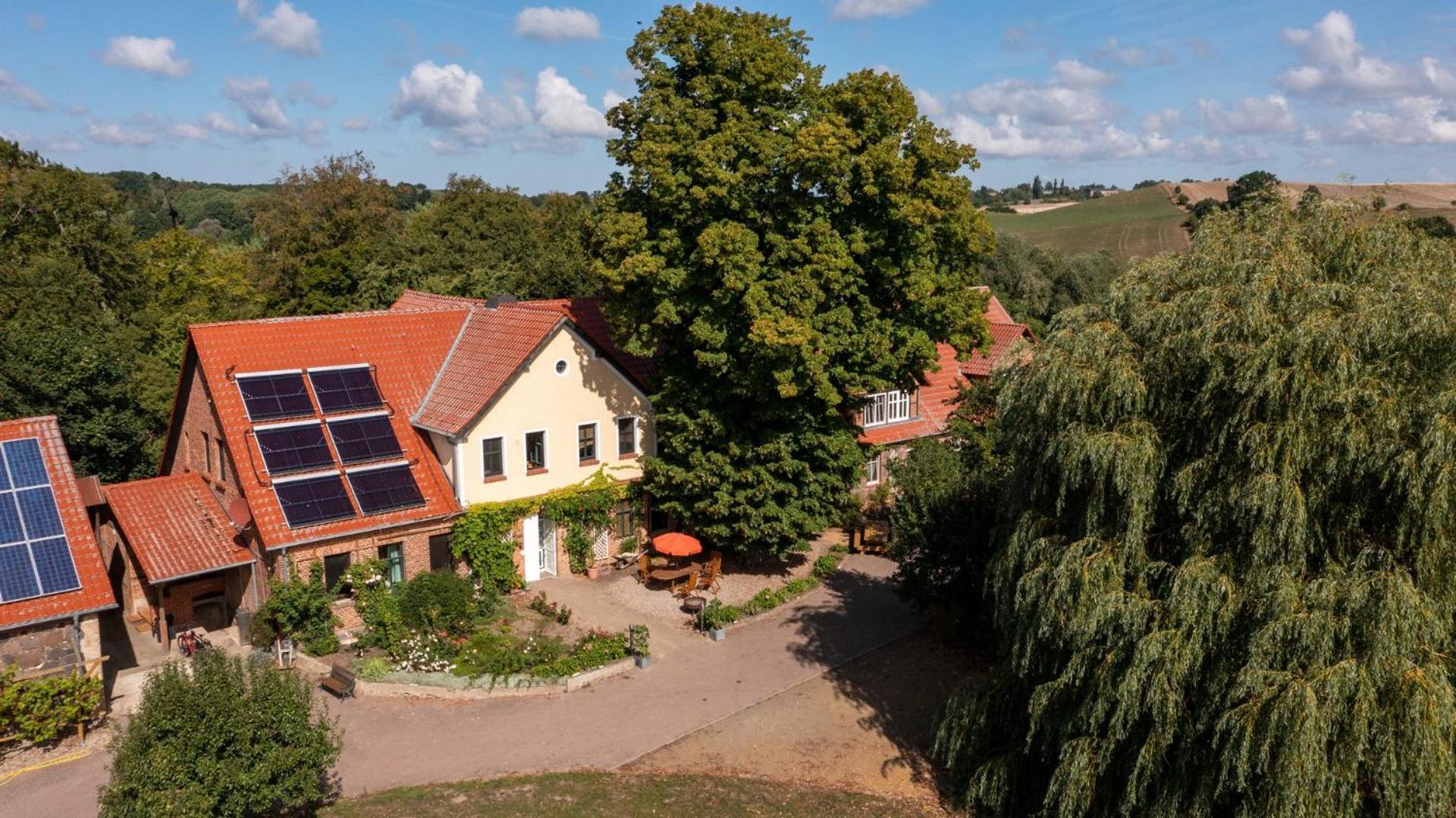 Landurlaub Auf Dem Mellenhof Apartment Funkenhagen ภายนอก รูปภาพ